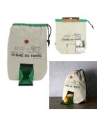 Sac distributeur de pomme de terre  beige - 36.5x21.5x13.5 cm