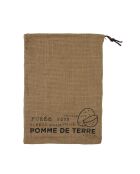 3 Sacs de conservation en toile de jute marron - 37x26.7x0.1 cm