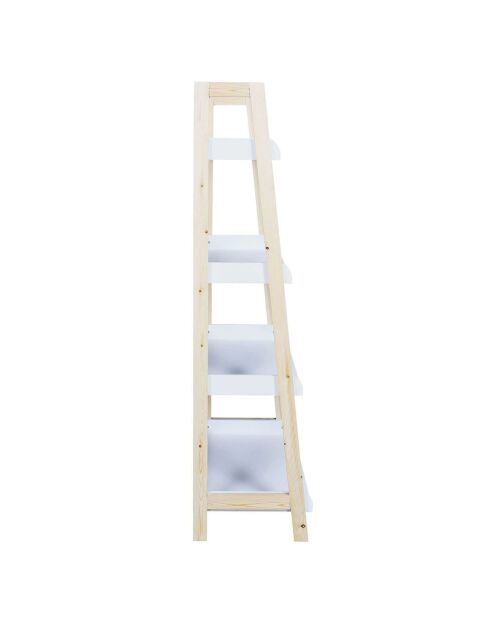 Etagère enfant Tim   blanc/bois - 60x117x30 cm