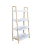 Etagère enfant Tim   blanc/bois - 60x117x30 cm
