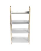Etagère enfant Tim   blanc/bois - 60x117x30 cm