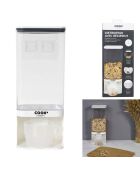 Distributeur 1.5l avec récipient  blanc - 12.5x31x9.5 cm