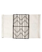Bac de rangement pliable taille S  blanc- 35x18x23 cm