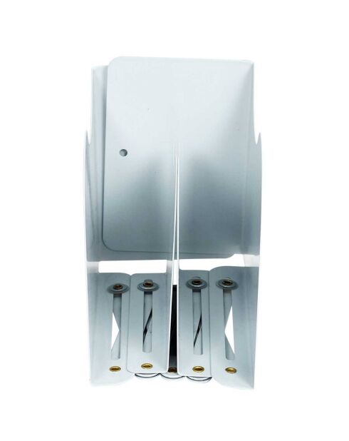 Range-livres extensible  blanc - 10x15x19 cm
