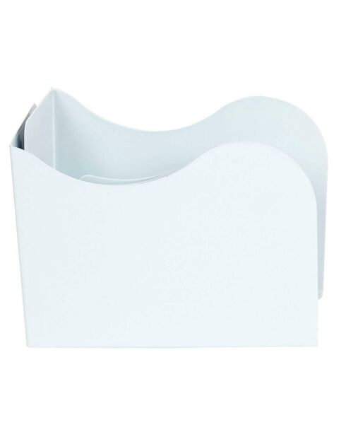Range-livres extensible  blanc - 10x15x19 cm
