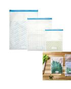 3 Sacs de congélation transparents - 18x0x21 cm