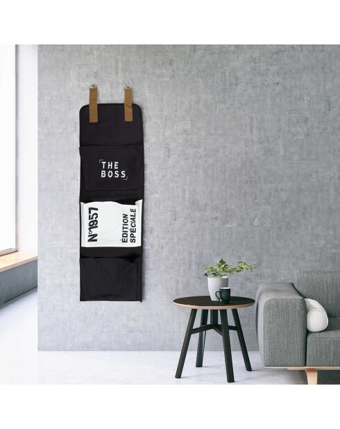 Hängetasche 3 Taschen blau - 30x132,5x5,1 cm