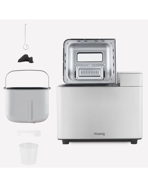 Machine à pain 600W grise