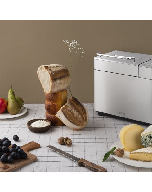 Machine à pain 600W grise