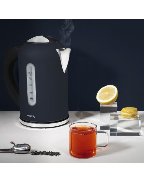 Bouilloire à température réglable 1.7L bleue