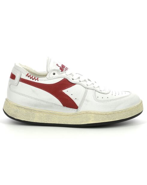 Wit/rode Malo leren sneakers