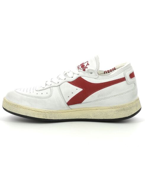Wit/rode Malo leren sneakers
