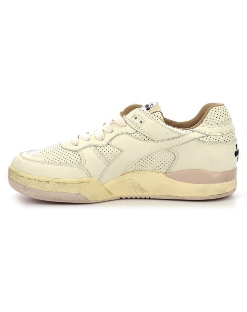 Baskets en Cuir Cali écrues