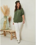 Blouse Camille vert kaki