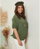 Blouse Camille vert kaki