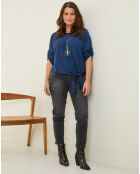 Blouse Camille bleu marine