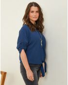 Blouse Camille bleu marine