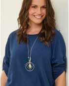 Blouse Camille bleu marine
