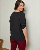 Blouse Camille noir