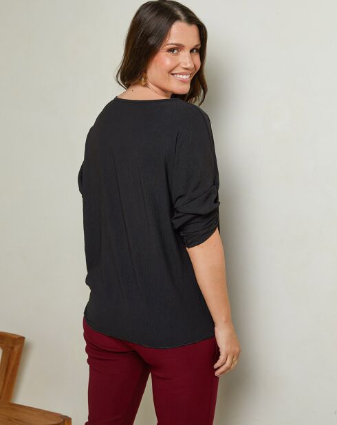 Blouse Camille noir