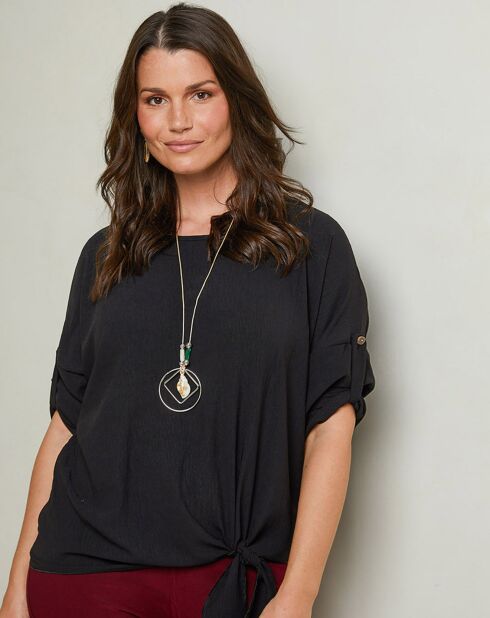 Blouse Camille noir