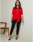 Blouse Camille rouge