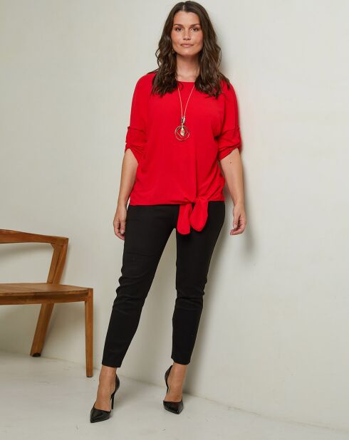 Blouse Camille rouge