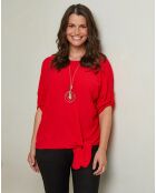 Blouse Camille rouge