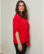 Blouse Camille rouge