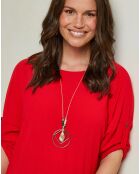 Blouse Camille rouge