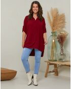 Blouse Karine rouge bordeaux