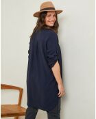 Blouse Karine bleu marine