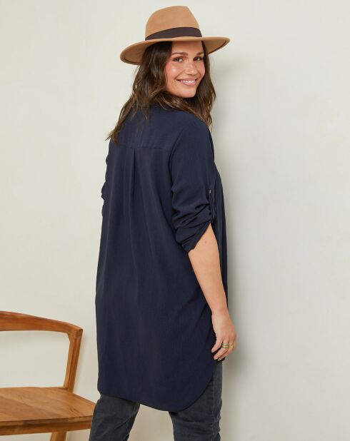 Blouse Karine bleu marine