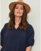 Blouse Karine bleu marine