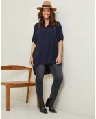 Blouse Karine bleu marine