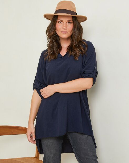 Blouse Karine bleu marine