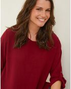 Blouse Sarah rouge bordeaux