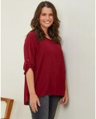 Blouse Sarah rouge bordeaux