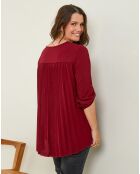 Blouse Sarah rouge bordeaux
