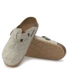 Hellgraue Boston Clogs