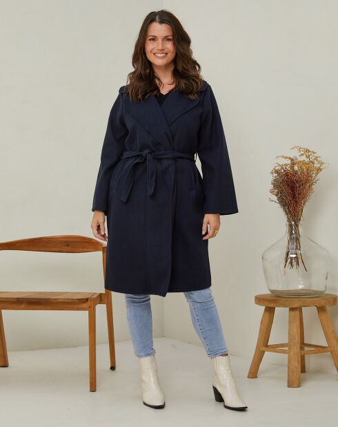 Manteau Frédérique bleu marine