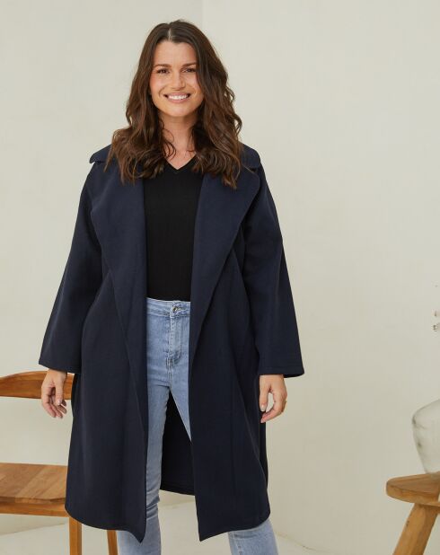 Manteau Frédérique bleu marine