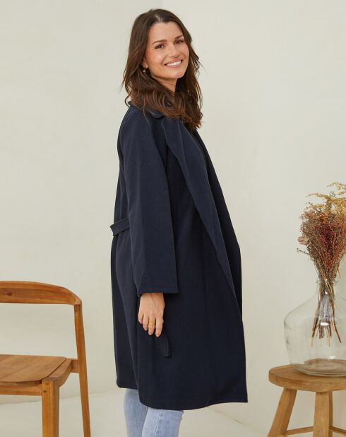 Manteau Frédérique bleu marine