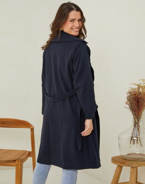 Manteau Frédérique bleu marine