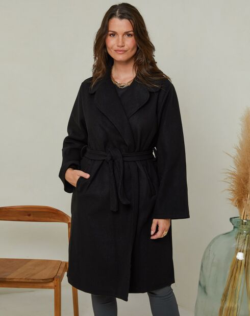 Manteau Frédérique noir
