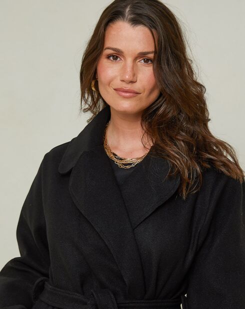 Manteau Frédérique noir