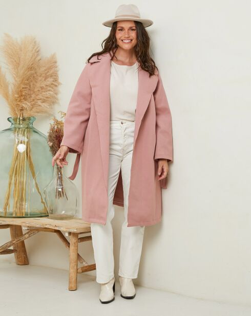 Manteau Frédérique rose
