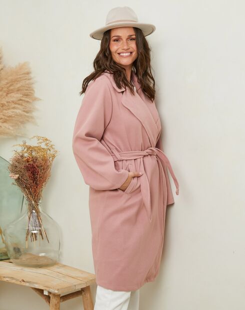 Manteau Frédérique rose