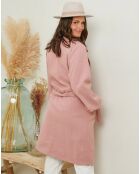 Manteau Frédérique rose