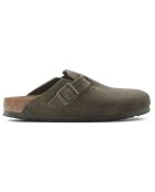 Sabots en Velours de Cuir Boston verts